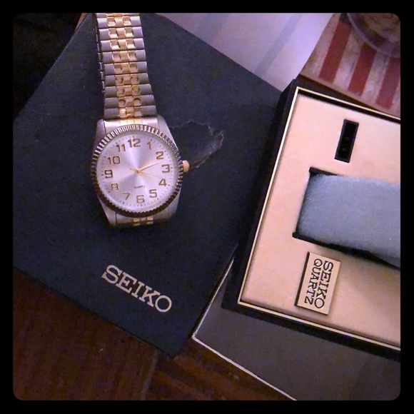 vintage seiko mens watch